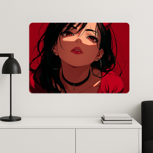 Esmer Anime Şeytan - Metal Poster