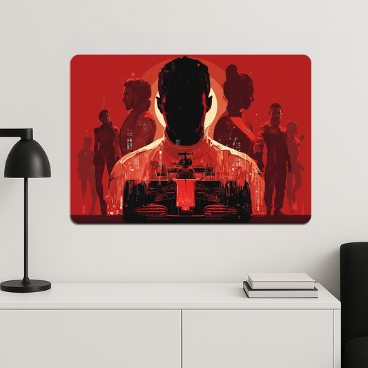 Formula Yarışçıları - Metal Poster