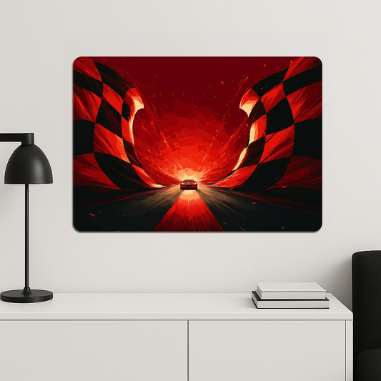 Formula Arabası - Metal Poster