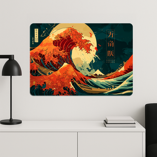 Japon Tsunamisi - Metal Poster