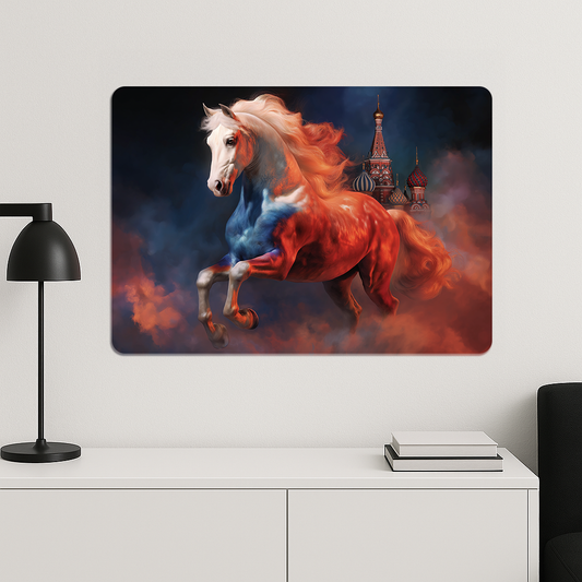 Moskova Atı - Metal Poster