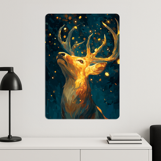 Parlayan Geyik - Metal Poster