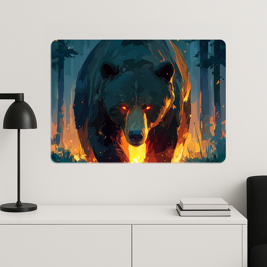 Parlayan Ayı v2 - Metal Poster