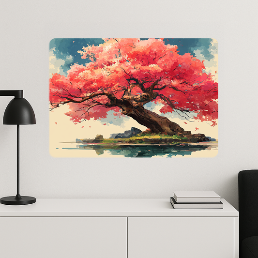 Sakura Ağacı v2 - Metal Poster