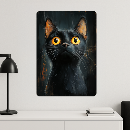 Siyah Kedi - Metal Poster