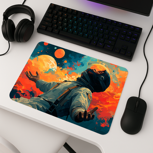 Süzülen Astronot - Mousepad